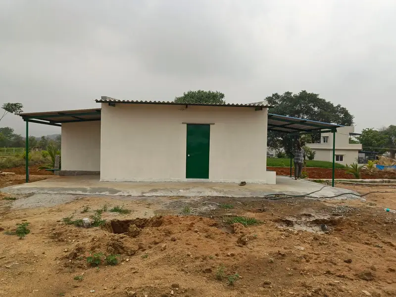 The helper's house, newly built